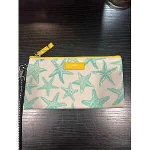 Women's SCOUT Cosmetic Bag One Size White Turquoise Starfish